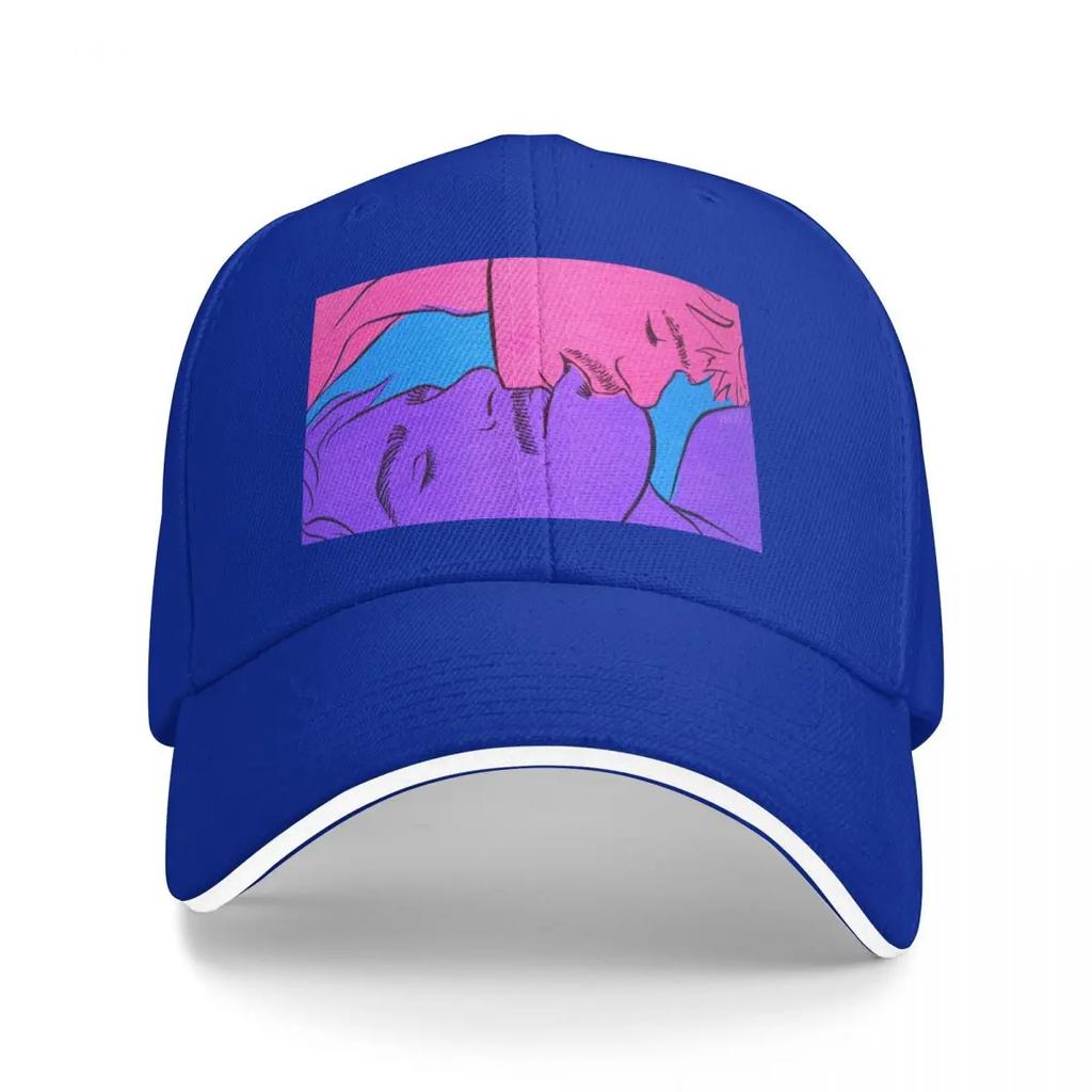 Two Boys Kissing Baseball Cap Golf Hat Luxury  For Women 2025 Unisex's