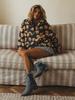 Felpa Pullover Calda in Pile da Donna Europea e Americana Autunno/Inverno 2025