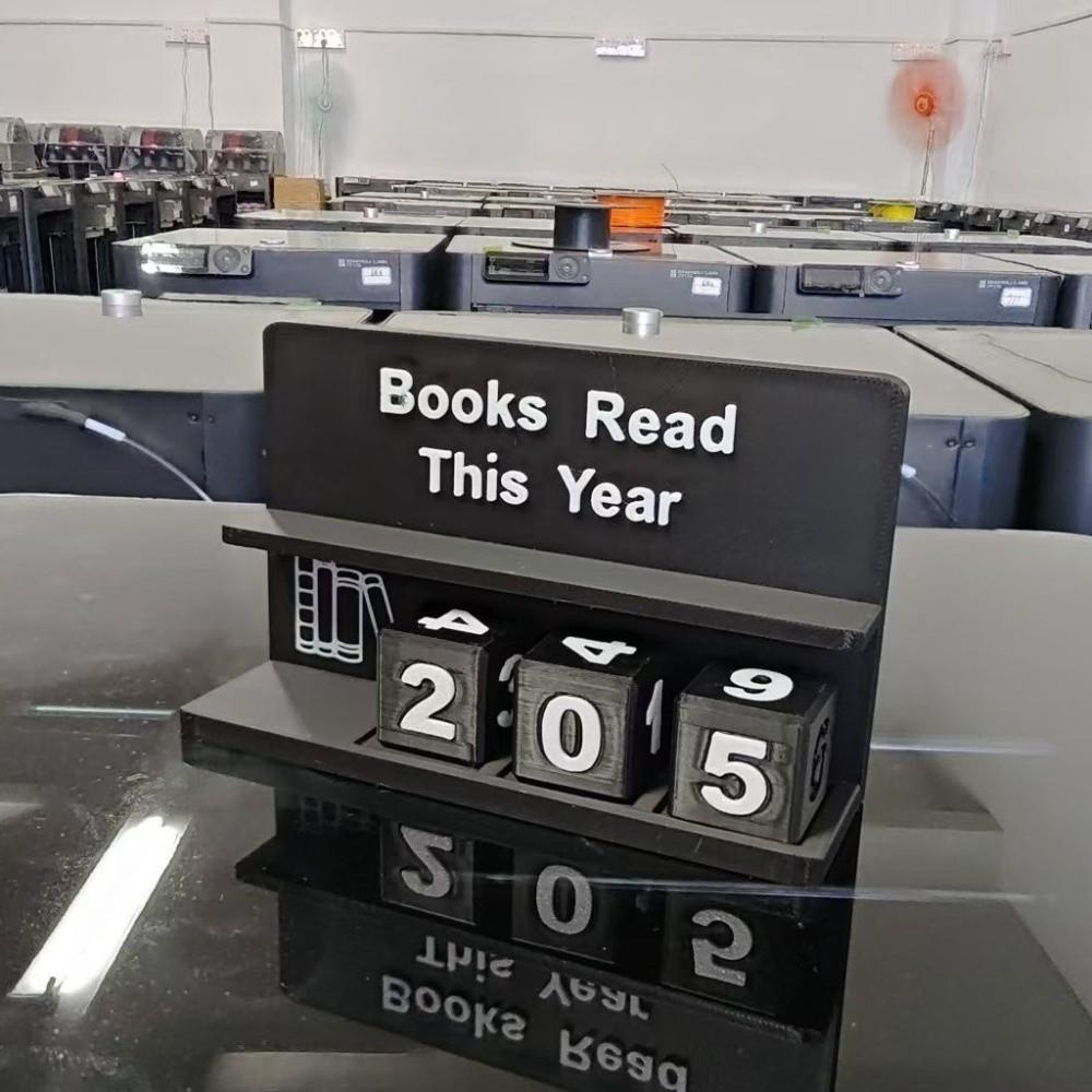 Plastic Book Read Counter Wear Resist Book Counting Ornament Reading Tracker  Library Decor