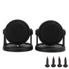 Pair Car Mini Tweeters Audio Speakers 101dB 5‑20KHz Silk Dome Black Universal with Screws
