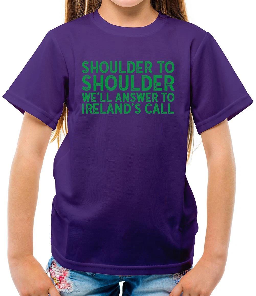 Shoulder to Shoulder Ireland Called - T-Shirt - Ireland Irish Rugby Love 100