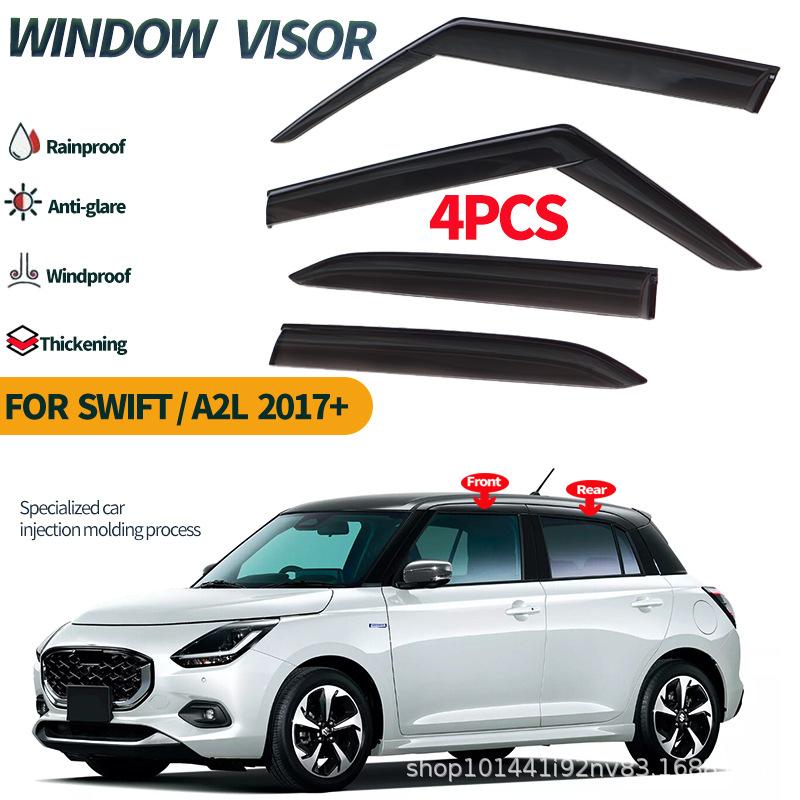 Suitable for cross-border 2025+ SUZUKI Swift 2025Window visor армия зеленый