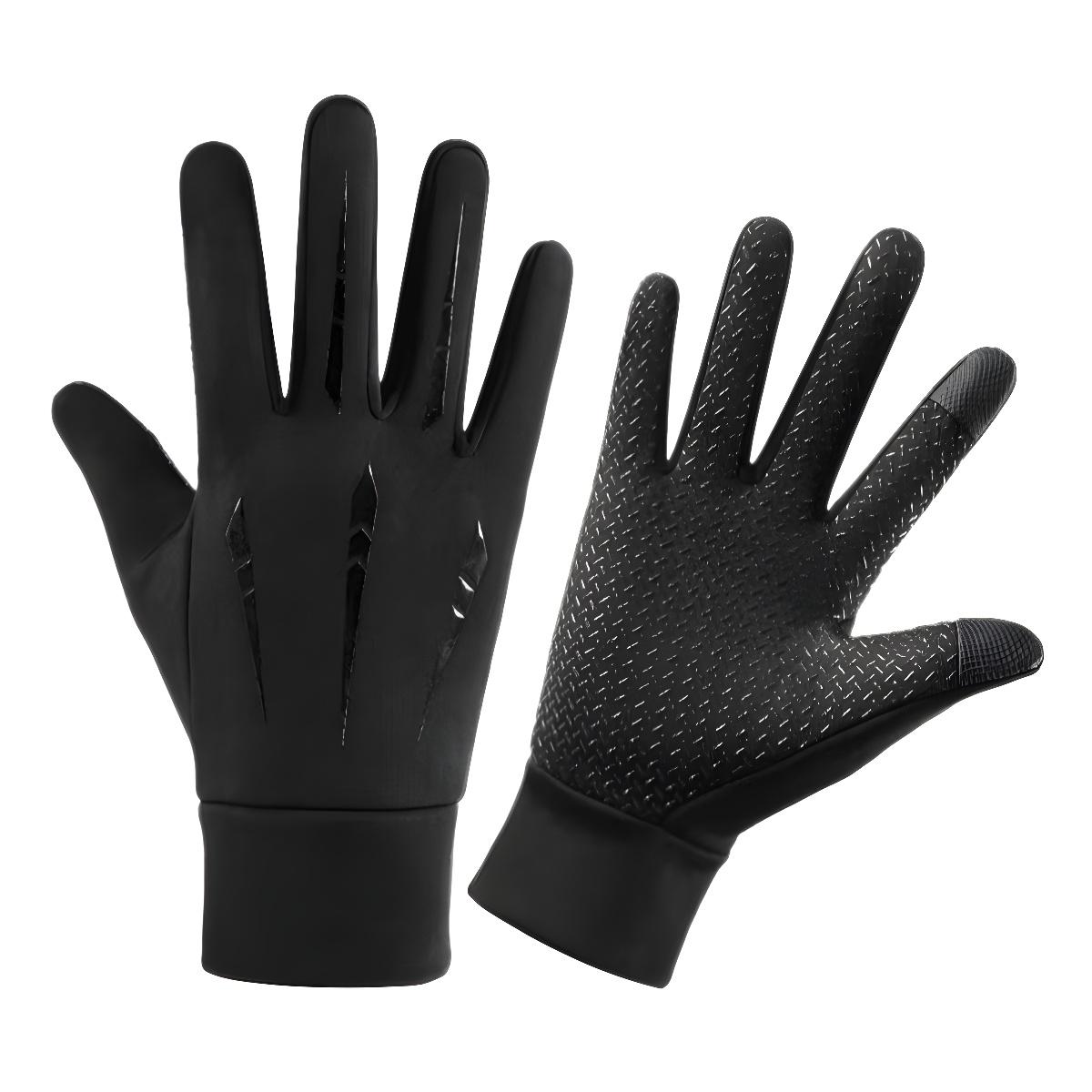 

Warm gloves autumn men s full-finger waterproof and velvet warm outdoor fitness riding touch screen mountaineering warm gloves one size fits all червоний