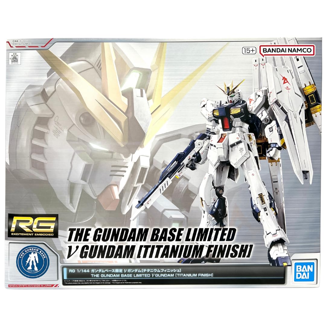 

RG Gundam Base Limited Nu Gundam Mobile Suit Counterattack 1/144 [Titanium Finish] Gundam Char s