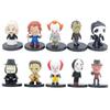 Sada 10 PVC figurek postav z hororových filmů Chucky, Joker, The Crow a další!