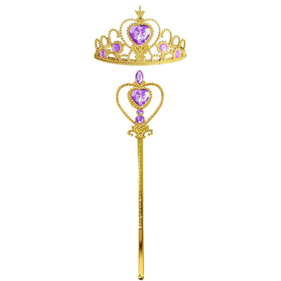 

Girls Princess Rapunzel Cosplay Headwear Children Purple Carnival Cos Flowers Headband Long Braided Floral Wig Birthday Gift
