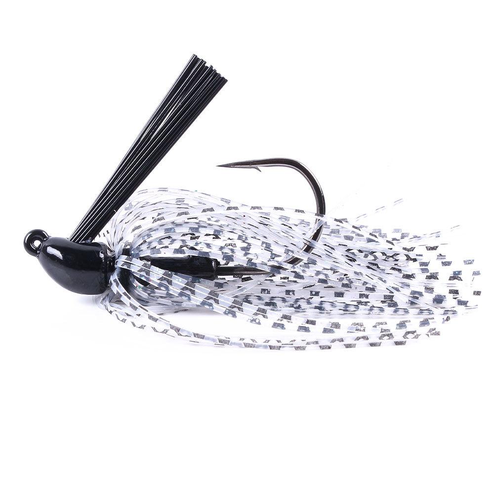 1PC Fishing Lure 10g Head Metal Bait With Rubber Skirt Artificial Wobbler Buzzbait Jigging Lure Spinner Bait Fishing Stuff