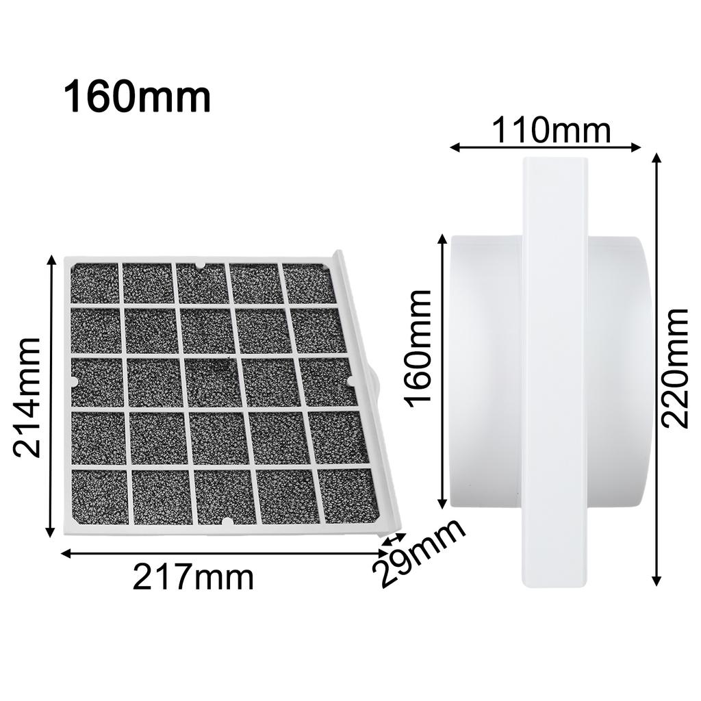 110mm Sponge Net Filter Customizable Duct Filter Sizes Plastic Cost-effective Solution Efficient Dust Filtration