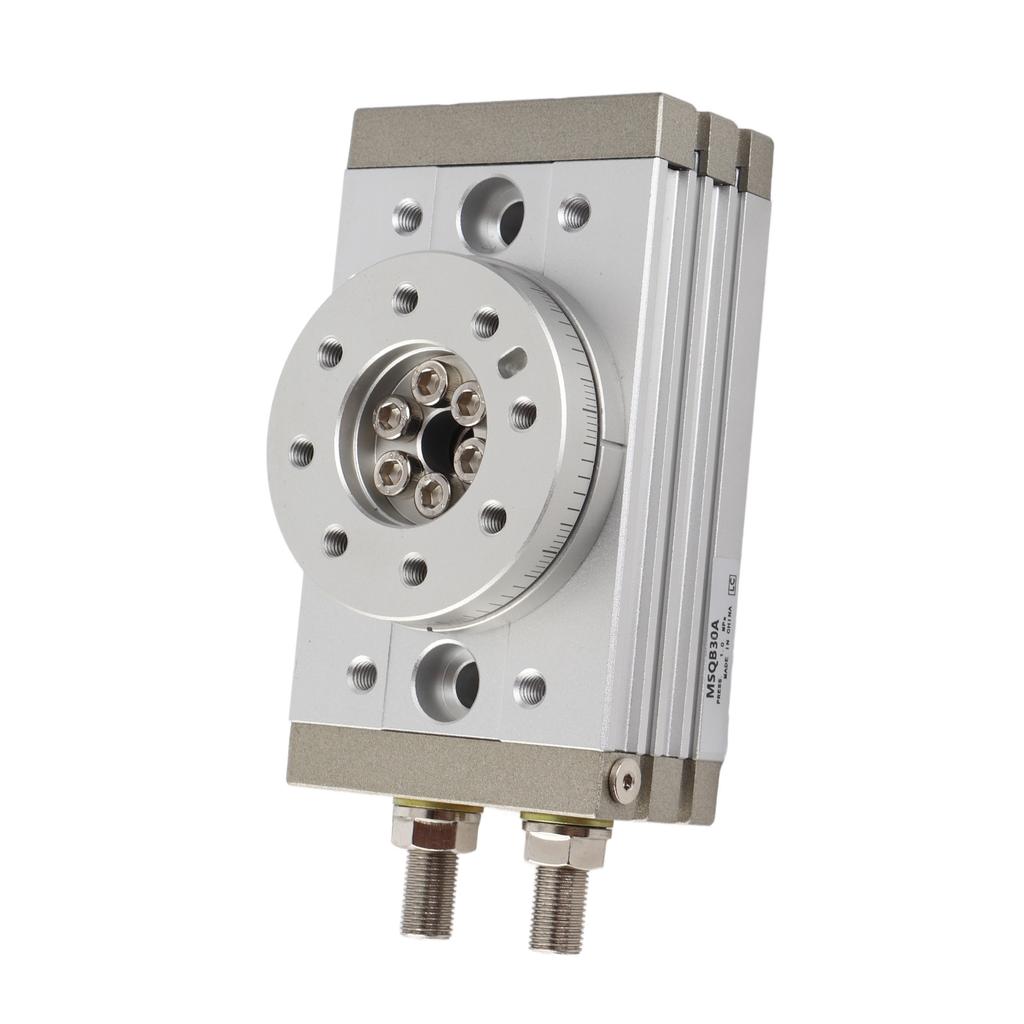Rotating Pneumatic Cylinder, Light Alloy Steel Double Rack Rod with Roller Bearing Design, 30mm Cylinder for High Temperature Environment, Magneti