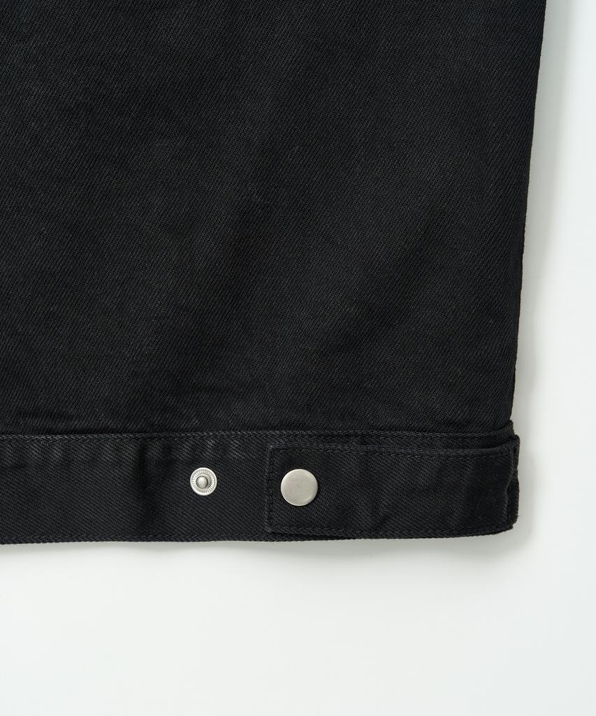 Excontainer Crop Field Denim Jacket (Black)