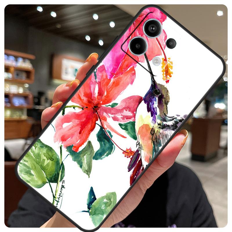 Hummingbird Case For Xiaomi Redmi Note 14 10 11 12 13 15 Pro Plus Cover For Redmi 15 15C 14C 10C 12C 13C