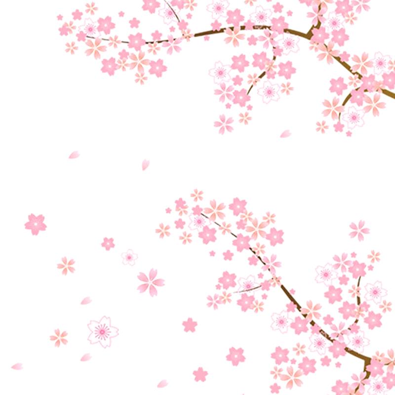 Pink Plum Blossom Branch Wall Sticker Bedroom Living Room Furniture Background Wall Decal Mural Pvc