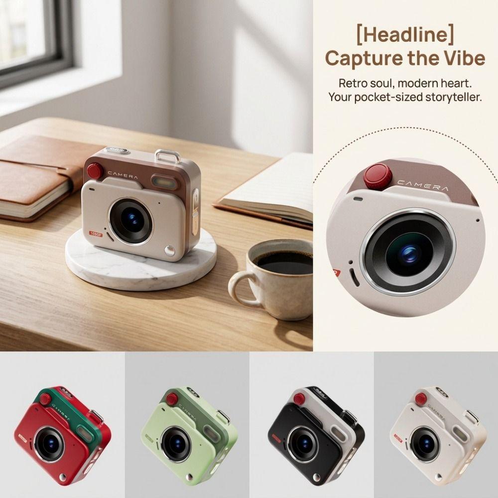 High Pixel Mini Digital Camera Compact CCD Camera Pocket Camera Retro Camera Student