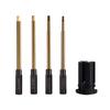Metal Coated Car Repair Tool Set 4 Hex Driver With Nonslip Handle Repair Tool Set For Accuracy Model Engineering