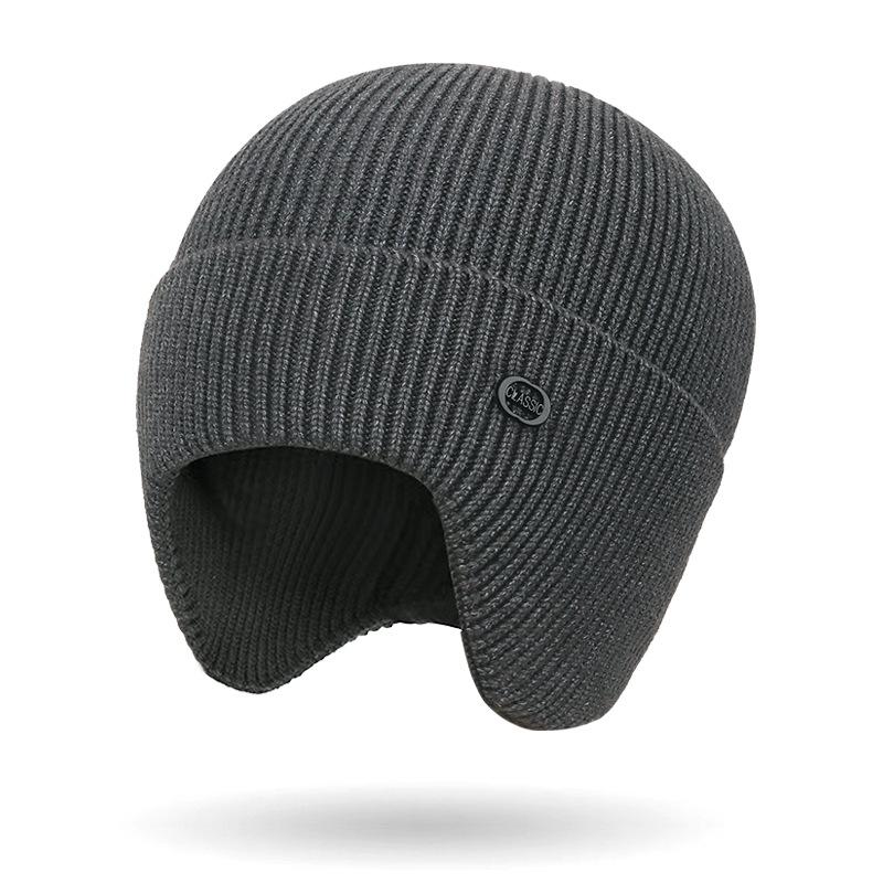

Unisex Knitted Wool Winter Hat: Warm, Windproof, and Stylish for Outdoor Activities. One Size