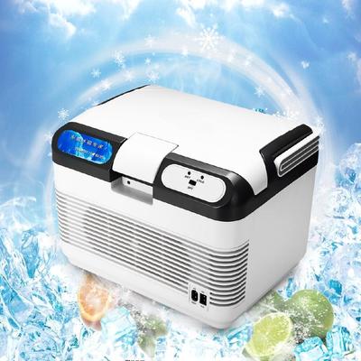 12V/240V 60W 12L / Podgrzewacz z 2 metodami ładowania z uchwytem Mini lodówka Przenośna lodówka samochodowa kempingowa domowa lodówka chłodziarka