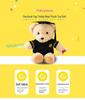 Graduation Teddy Bear Keychain with Mortarboard & Gown - Perfect College Grad Gift