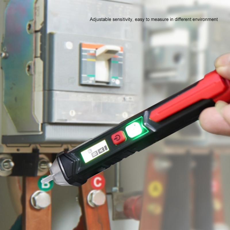 Voltage Tester/Non Contact Voltage Tester Adjustable Sensitivity Voltage Detector Tester Pen Live/Null Wire Tester