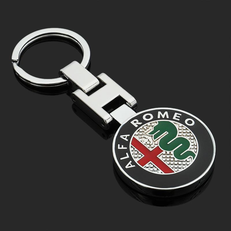 PWBLX1 Neue Autoschlüsselanhänger Unisex Bauchtasche Schlüssel Geschenk Zubehör Für Alfa Romeo Giulietta 159 147 156 166 Mito Giulia GT Stelvio Tonale