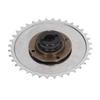 32T Bicycle Sprocket with 4 Holes for 410 Chain Steel Bike Modified Sprocket Flywheel Adapter Connector Kit
