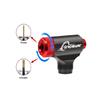 Aluminum Alloy Automatic Pump Mini Portable Bicycle Pump Fast CO2 Tire Inflator Bike Pump Black For Schrader and Presta Adapter