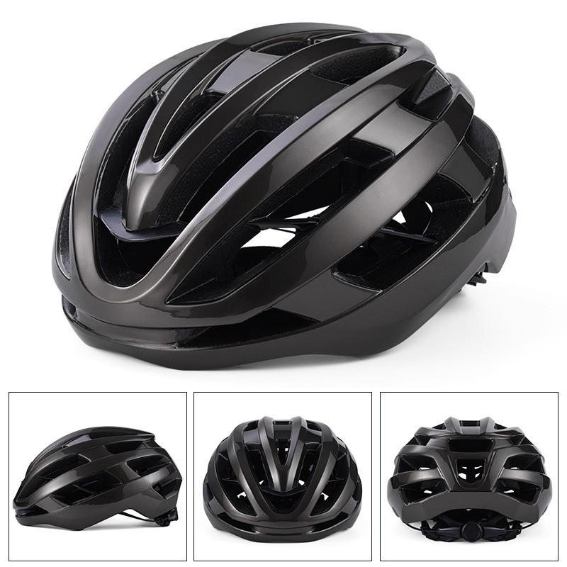 Unisex Cycling Helmet Mountain Road Bikes Integrated Spine Design Full Molded EPSPC Shell With Rear LED Light