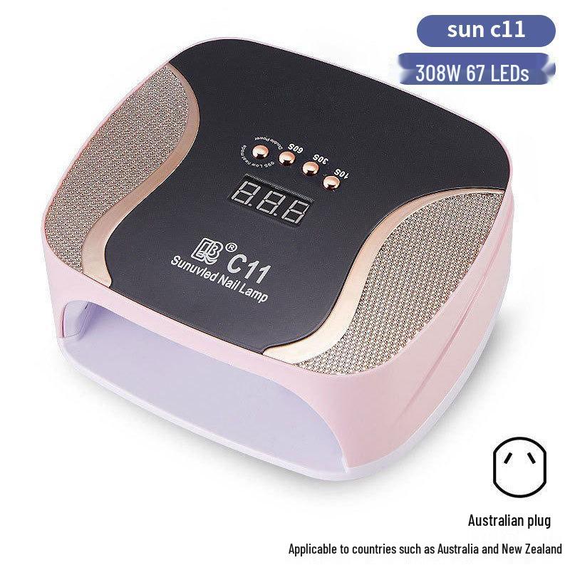 256W High Power UV/LED Dual Light Nail Curing Lamp