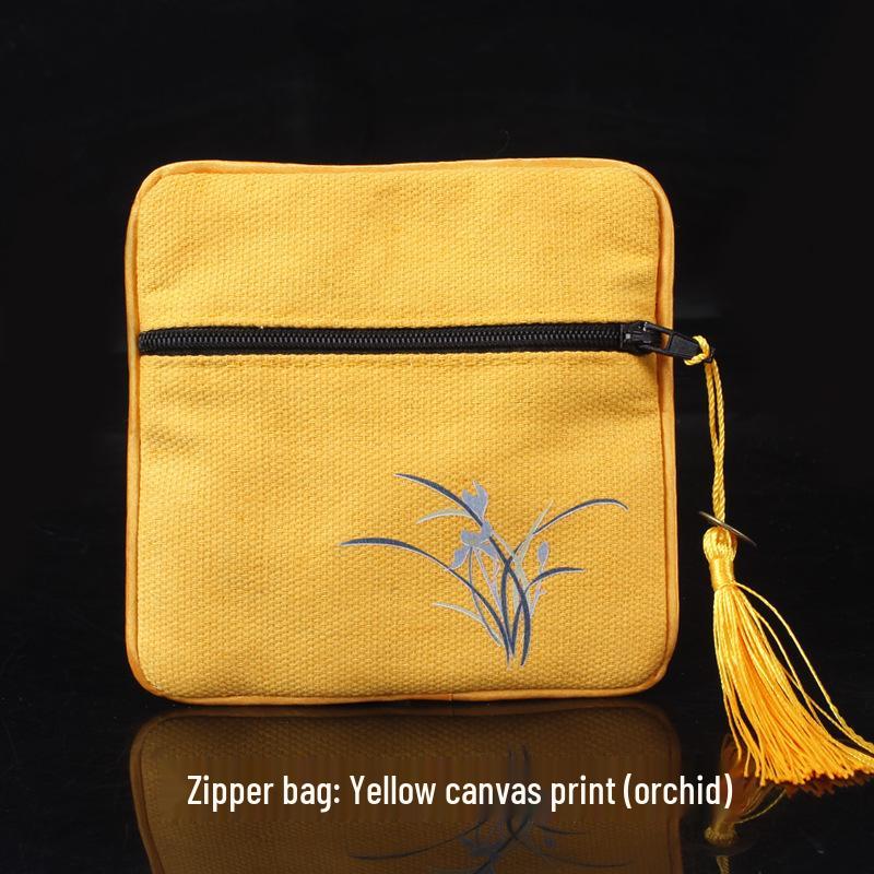 Chinese Osmanthus Embroidered Silk Brocade Sachet - Ethnic Style