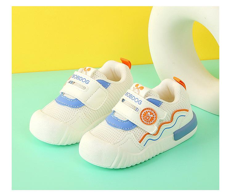 Babudou Toddler Shoes: 2026 Spring Mesh Breathable Non-slip Sports Shoes for Boys and Girls