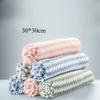 Lilac Coral Velvet Rags: Slub Velvet Absorbent Dishcloth, Thickened Cationic Cleaning Cloth, Kitchen Lazy Rags