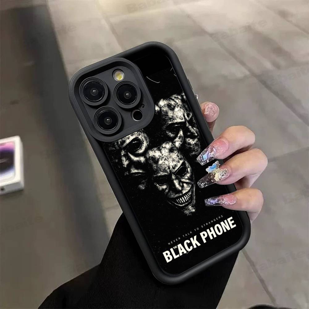 Horror Movie The B-Black P-Phone TPU Phone Cover For Iphone 17 16 15 14 13 12 11 Pro Max Plus Case Cover
