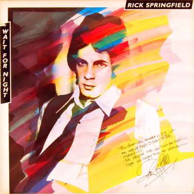 LP Record RICK SPRINGFIELD  Wait For Night AFL14235 RCA Victor 1982 Canada Rock Used