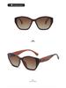 Women's Retro Cat Eye Polarized Sunglasses - UV Protection, Face-Slimming, Ultra-Light for Round/Square Faces
