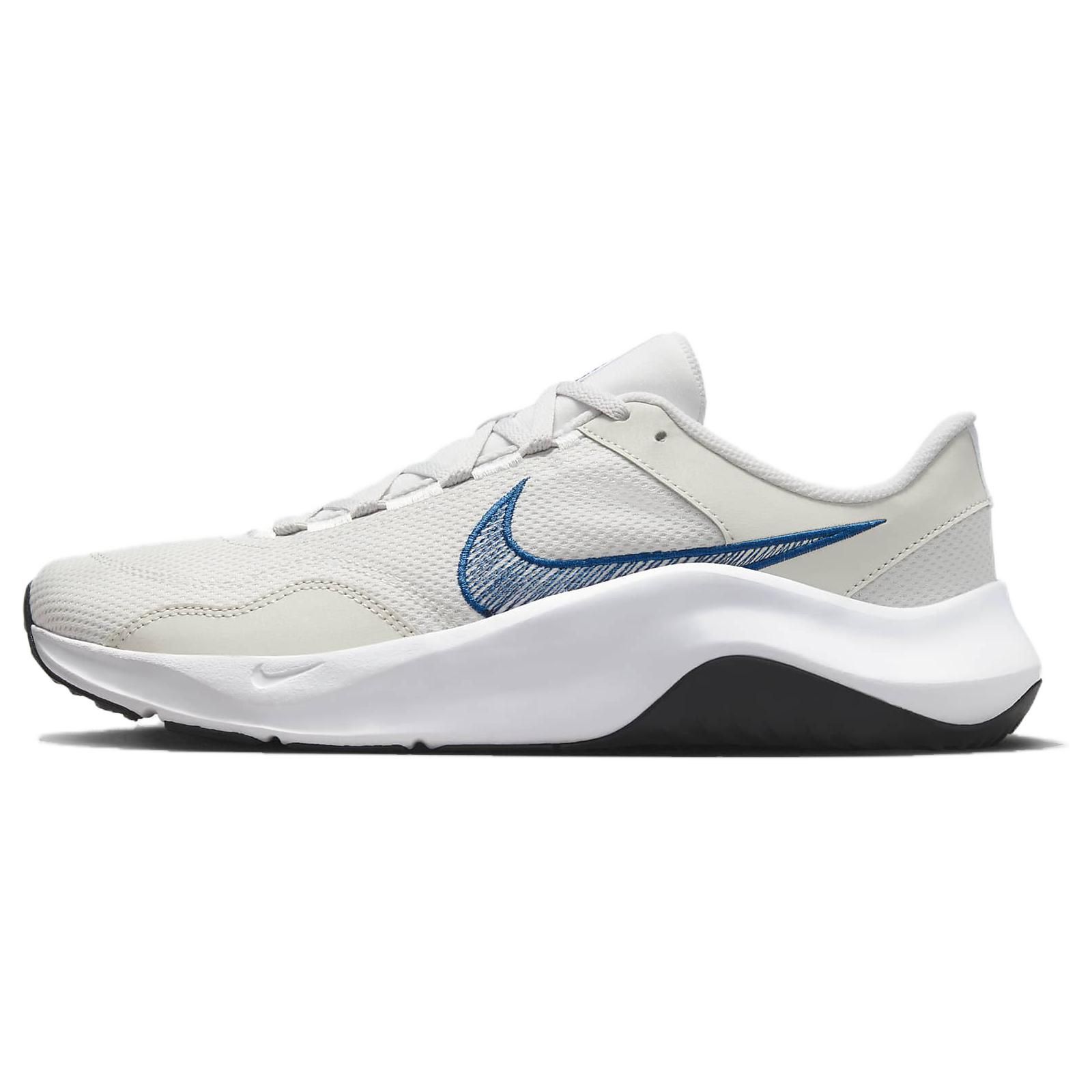 

Nike Legend Essential 3 Next Nature Платиновый Оттенок Лазурный Мужские Кроссовки Белый Черный DM1120-013 41