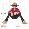 Hot Anime One Piece Figures Boa Hancock Sitting Posture Swimsuit Luffy Instant Noodles Car Decoration PVC Model Doll Toy