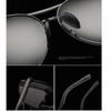 Aviation Metal Frame Polarized Sunglasses Men Color Changing Sun Glasses  Pilot Male Day Night Vision Driving