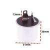2-Pin 12V 40A Flasher Relay – Universal Electronic Blinker for Cars, Motorcycles & Vans, Fixes Fast/No Flash Issues (2/5Pcs)