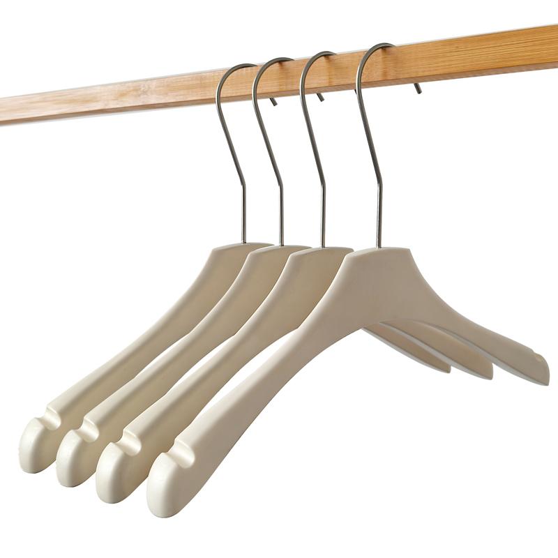 No-Trace Plastic Clothes Hangers for Clothing Stores Home Use Adult Modern Sle Iron Hook Anti-Slip Design Wardrobe Storage