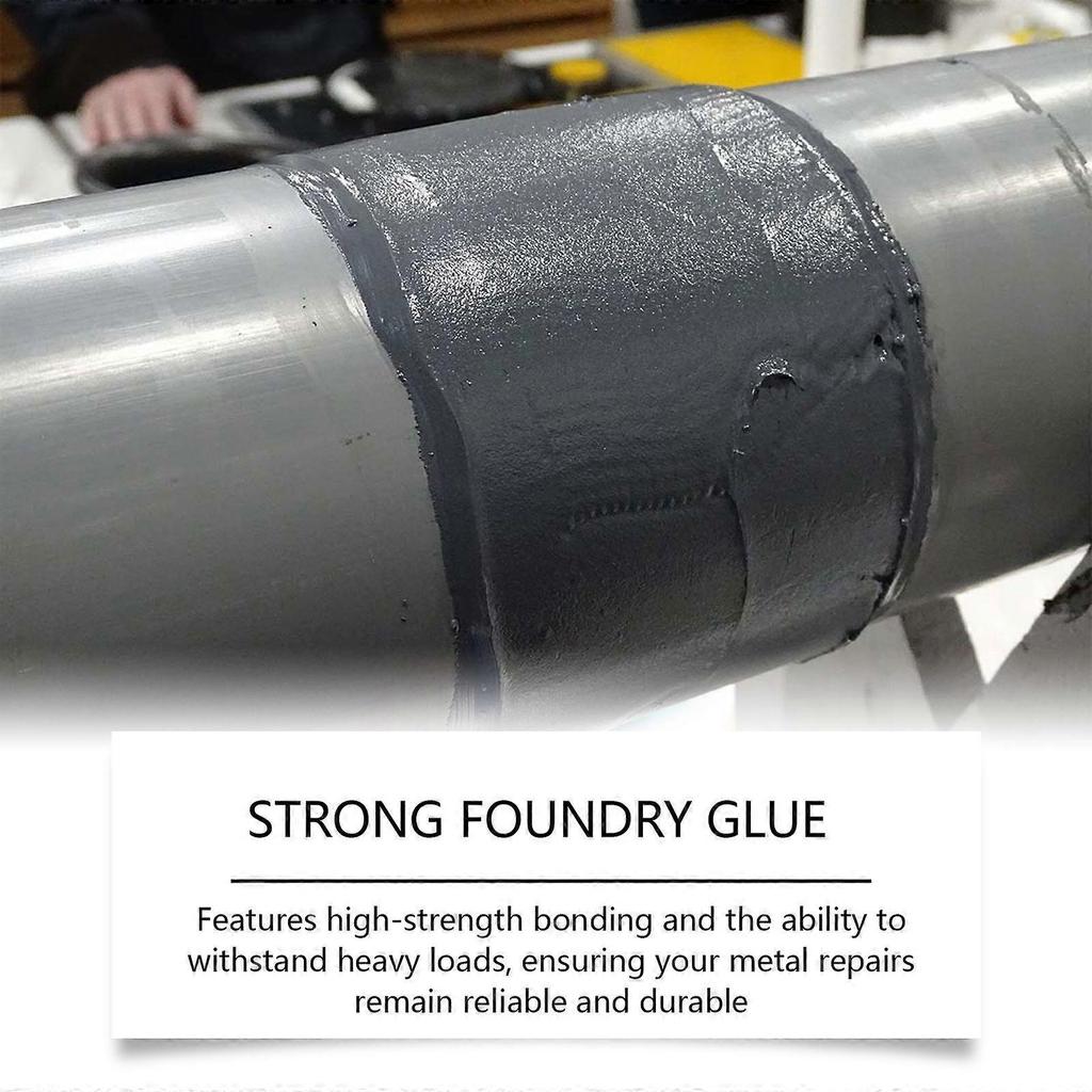 Jakehoe Metal Casting Glue Casting Glue Ab Glue Repair Agent For Stainless Steel, Copper, Aluminum Waterproof Metal Sealant