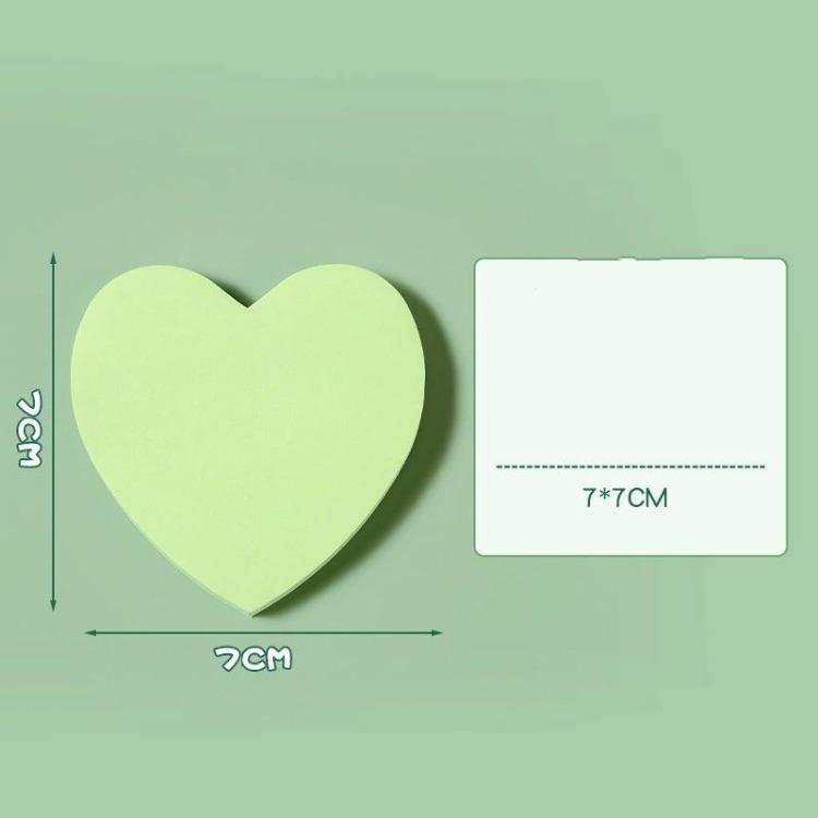 Creative Love Post-it Notes Student Heart-shaped Post-it Notes Takeaway Milk Tea Can Be Pasted With Message Stickers.