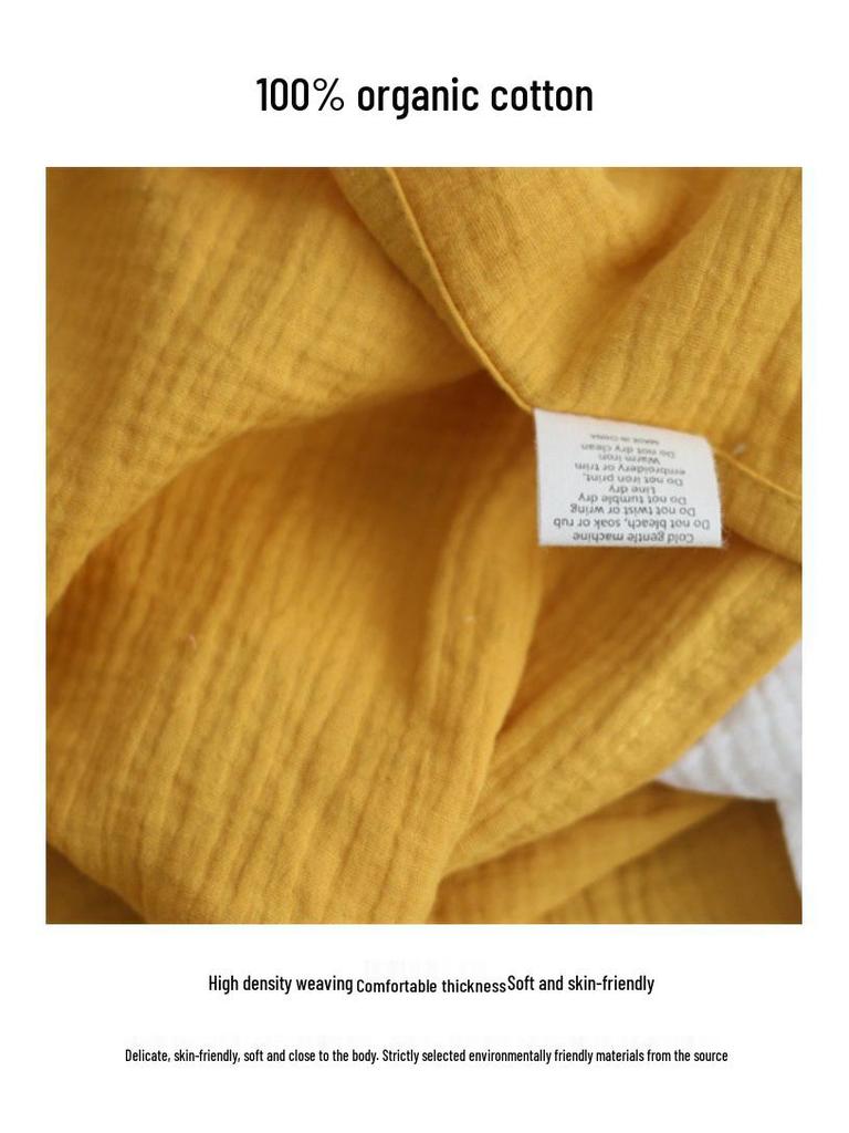Premium Quality Pure Cotton Newborn Tassel Swaddle Blanket - Double-Layer, Breathable, Japanese Style, for Winter.