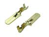 Male Connector 6.3Mm 19.5Mm 100 Pcs With Clip