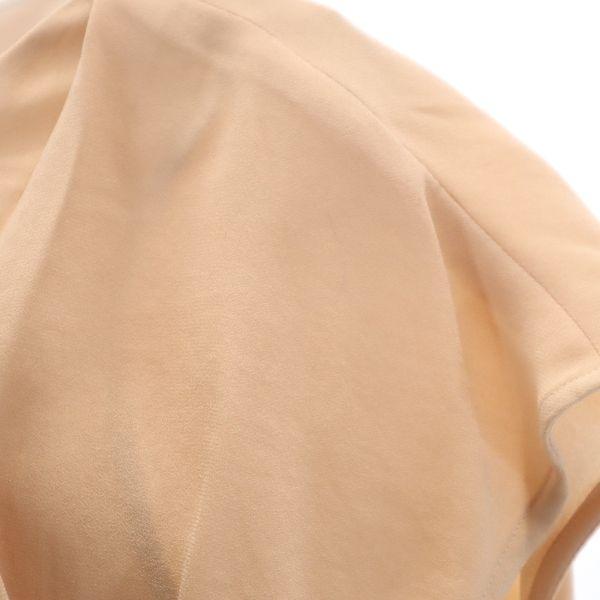 unused Unaca Short sleeve Layered one piece 38 beige French sleeve Women Used