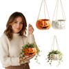 Halloween Pumpkin Planter Pot for Outdoor Garden Fall Decoration – Faux Pumpkin Prop for Yard Display