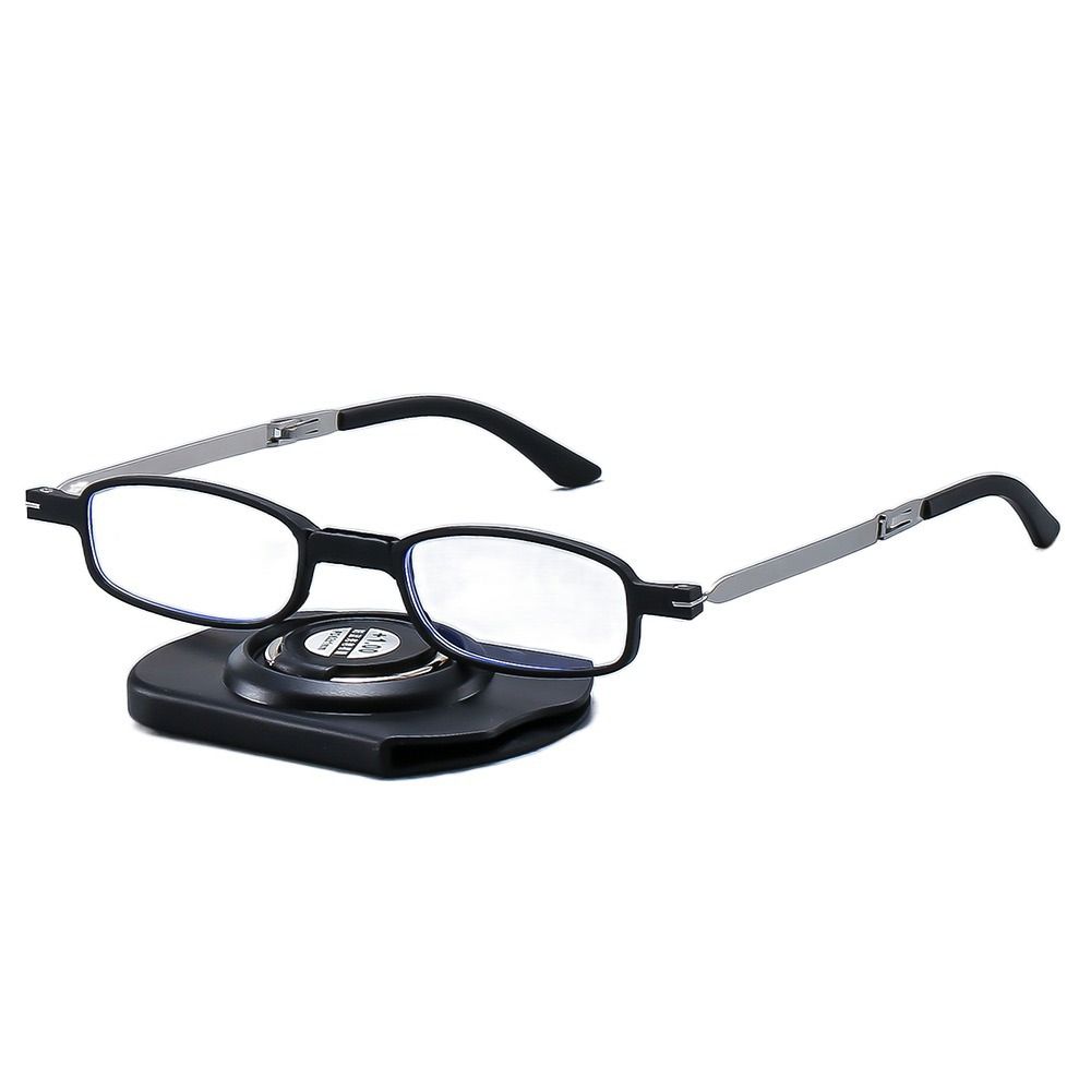 Foldable Men Reading Glasses Blue Light Blocking Presbyopia Eyeglasses With Phone Holder Hyperopia Optical Eyewear +100 +400