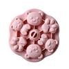 Cake Mold with Lid Easy To Clean Silicone Cute Little Bear Shape Baby Auxiliary Food Mould Kitchen Gadget