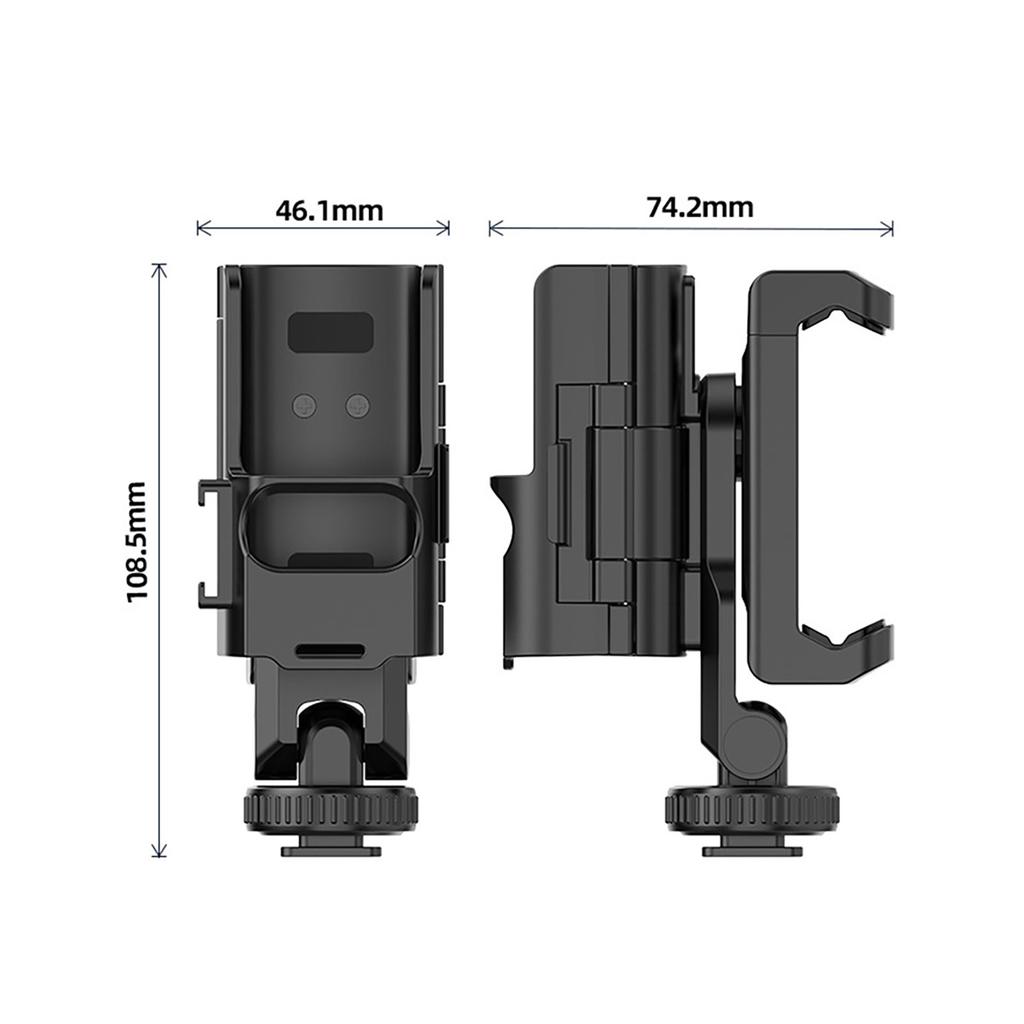 Multi functional Camera Mount Bracket with Phone Holder 3 Cold Shoe Mount Tripod Phone Mount Replacement for DJI Osmo