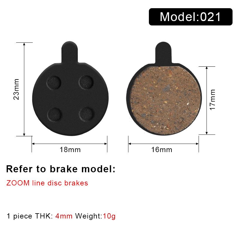 Bicycle Disc Brake Pad Organic Resin Bike Hydraulic Disc Brake Pads For Magura Cycling Accessories