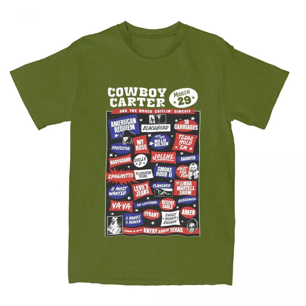 Cowboy Carter Beyonce Men Women's T Shirt The Rodeo Chitlin Circuit Outfit Fashion Tee Shirt T-Shirt  Summer Clothing