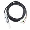 RS485 Temperature Humidity Sensor Probe Cable SHT40 PE Shell Digital Capacitance Sensors for Greenhouse 2M Length I2C Output